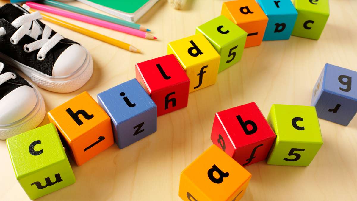 Colourful Blocks in a childcare centre